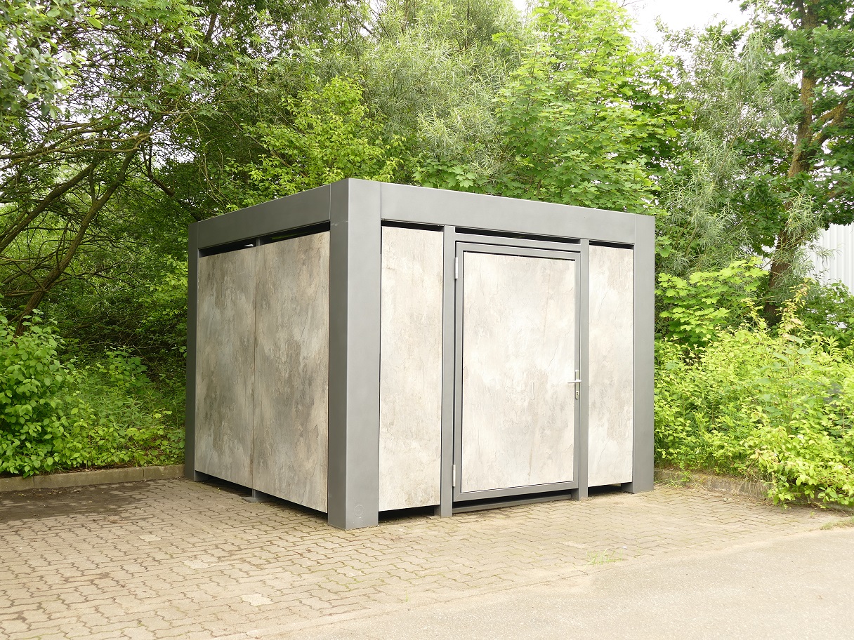 KUBUS 317 modulare Erweiterbarkeit – flexible Fahrradhauslösung